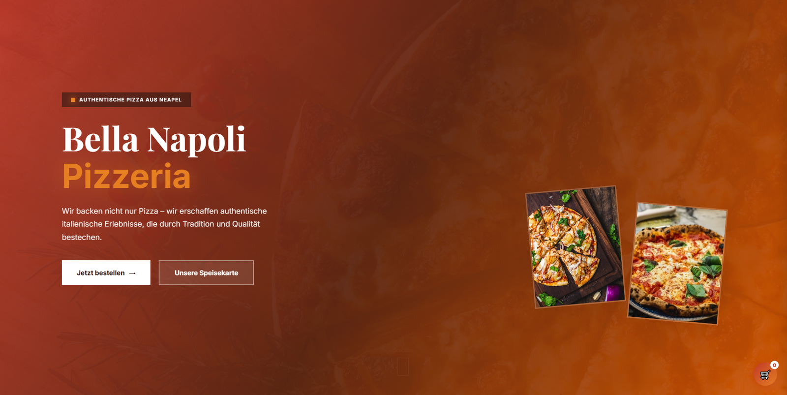 Screenshot of Bella Napoli Pizzeria